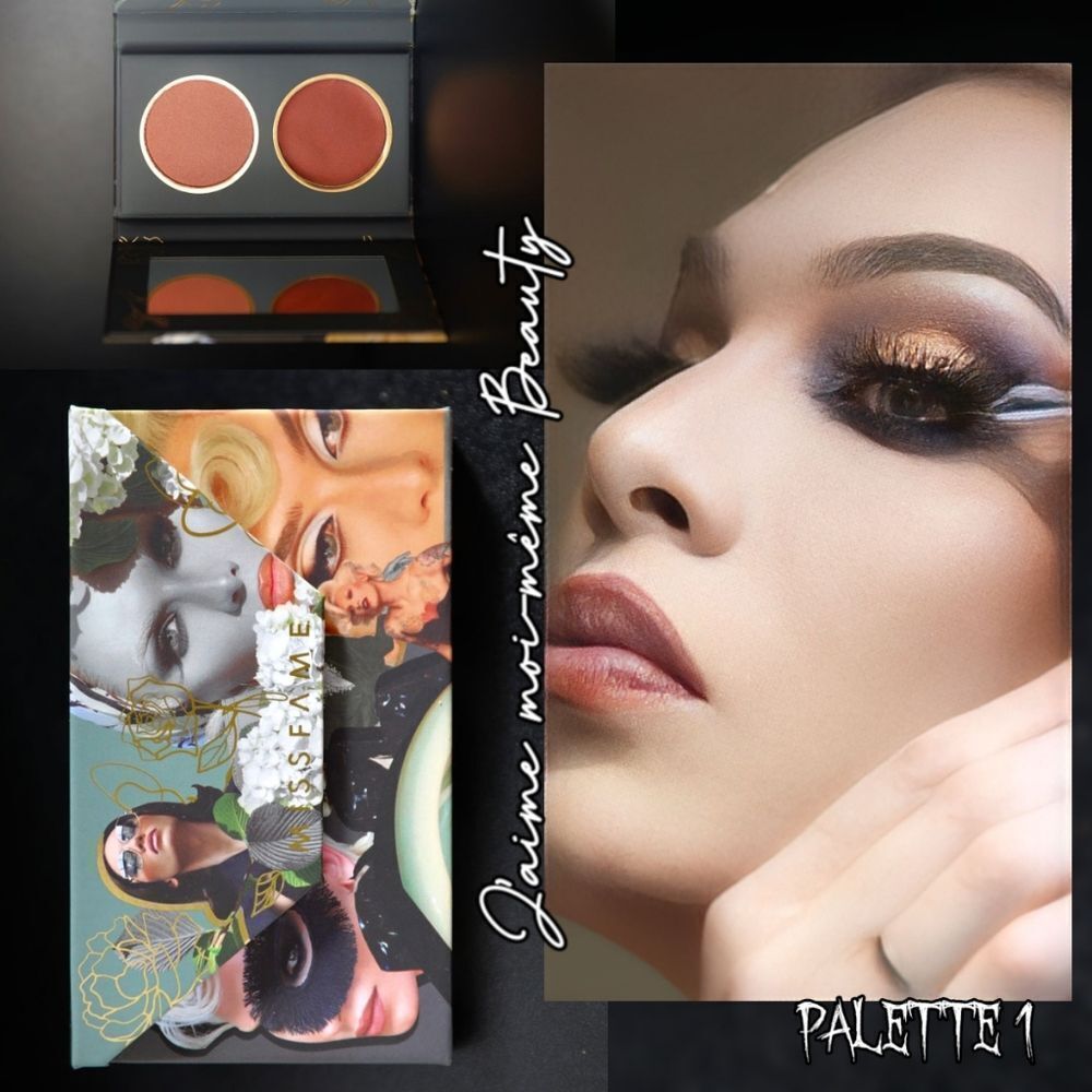 MISS FAME Cream & Powder Blush Duo - Palette 1 (Terracotta)